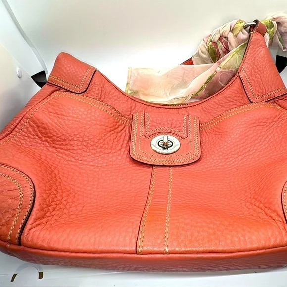 Coach. Hamilton Salmon Pink Coach bag. - Picture 1 of 11